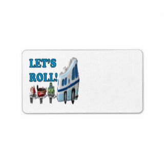 Lets Roll Personalized Address Labels