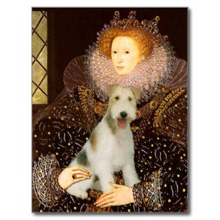 Queen Elizabeth I   Wire Fox Terrier #1 Postcards