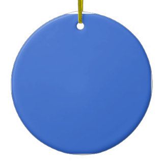 3366CC Solid Blue Background Color Template Ornaments