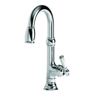 Newport Brass 2470 5223/26 Jacobean Prep Faucet with Metal Lever Handle, Polished Chrome   Touch On Kitchen Sink Faucets  