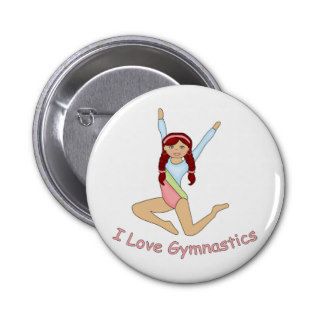 Gymnastics Redhead Pins