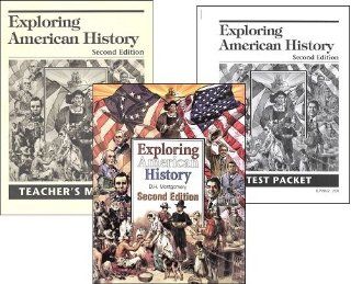 Exploring American History  student, teacher and test SET for grade 5 history D. H. Montgomery, Michael McHugh Books