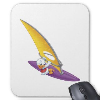 Donald Duck Wind Surfing Mouse Pad