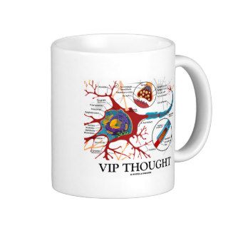 VIP Thought (Neuron / Synapse Humor) Coffee Mug