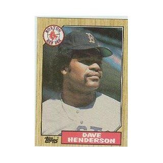 1987 Topps #452 Dave Henderson Sports Collectibles