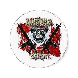 Zombie Killer 4 Stickers