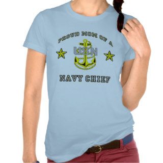 Navy Chief Mom T shirts