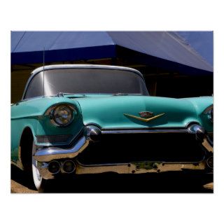 Elvis Presley's Green Cadillac Convertible in Poster