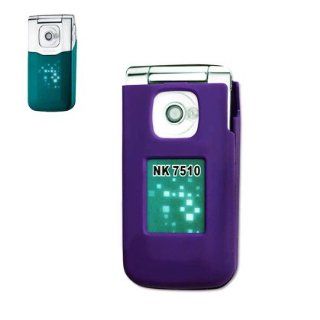 Hard Protector Skin Cover Cell Phone Case for Nokia 7510 T mobile   Purple Cell Phones & Accessories