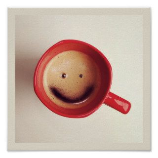 Good Morning Happy Coffee poster