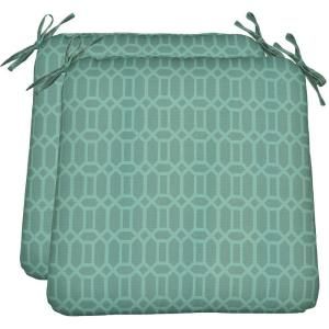 Plantation Patterns Rhodes Trellis Outdoor Seat Pad (2 Pack) DISCONTINUED 7650 02220000