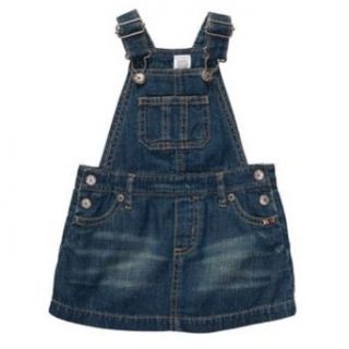 Carter's Mini Blues Baby Girls Denim Jumper (NB 24M) (9 Months) Clothing