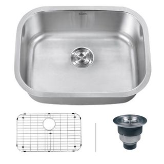 Ruvati Undermount 16 Gauge Single Bowl Kitchen Sink Ruvati Kitchen Sinks