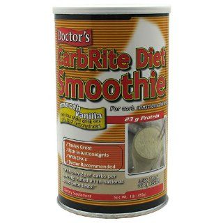 Universal Nutrition Doctor's CarbRite Smoothie   Smooth Vanilla, 1 lb (454 g) Health & Personal Care