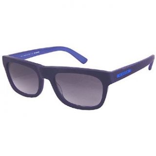 Jil Sander JS607S Wayfarer Sunglasses Deep Blue 435 Clothing