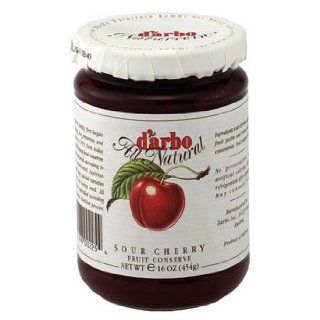Sour Cherry Preserve   fruit conserve   16 oz/454 gr by D'arbo, Austria.  Jams And Preserves  Grocery & Gourmet Food