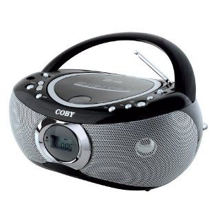 Coby MPCD455 Portable AM/FM Radio  CD Player, Black (Discontinued by manufacturer)   Players & Accessories