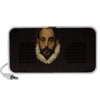 Gentleman with his hand on his chest, c.1580 laptop speaker