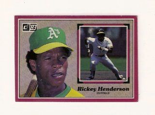 Rickey Henderson 1983 Donruss Baseball Action All Stars (Oakland A's) (New York Yankees) (San Diego Padres) (Toronto Blue Jays) 