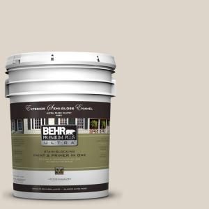 BEHR Premium Plus Ultra Home Decorators Collection 5 gal. #HDC CT 19 Windrush Semi Gloss Enamel Exterior Paint 585005