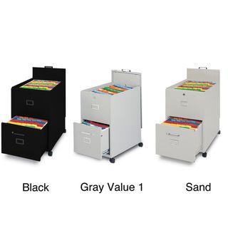 Mayline Mobilizers File Cabinet with Lock and Key Mayline Mobile Files