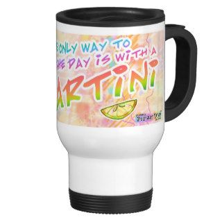 Day End Martini CUPS & TRAVEL MUGS