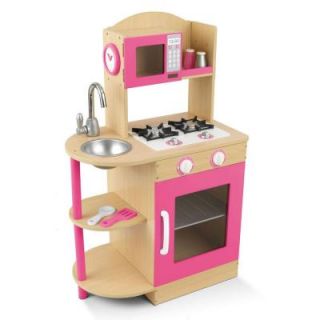 KidKraft Pink Wooden Kitchen Play Set 53195