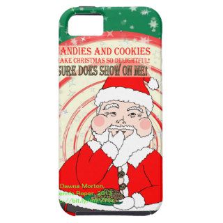 Candies and Cookies Funny Christmas Santa Case For iPhone 5/5S