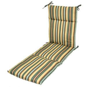 Plantation Patterns Monterey Stripe Outdoor Chaise Lounge Cushion DISCONTINUED 7407 01220100