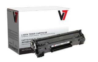 V7 V736A Replacement Toner Cartridge for HP CB436A Toner Electronics