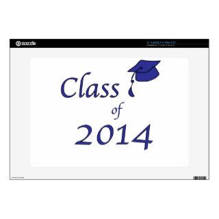 Class of 2014 classic blue 15" laptop decal