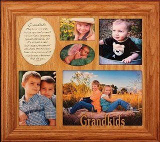 GRANDKIDS ~ Photo & Poetry COLLAGE Frame ~ Wonderful Gift for a GRANDMA, GRANDPA or GRANDPARENTS   Picture Frames