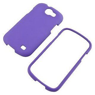 Purple Rubberized Protector Case for Samsung Galaxy Express SGH i437 Cell Phones & Accessories