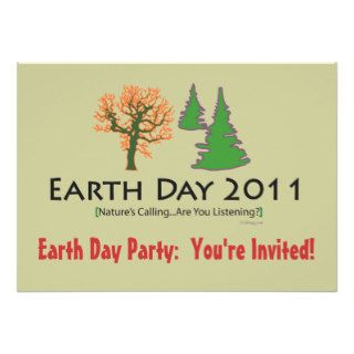 Earth Day Party Invitation