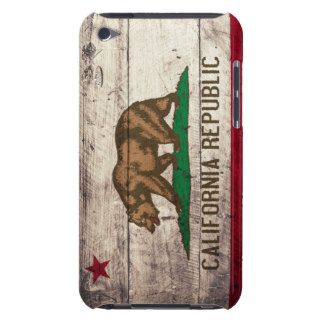 Old Wooden California Flag iPod Touch Case