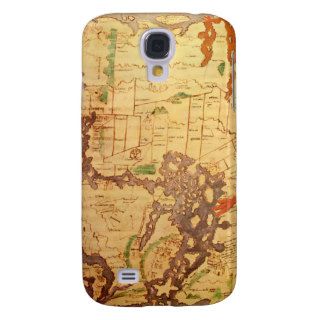 Anglo Saxon World Map Galaxy S4 Covers