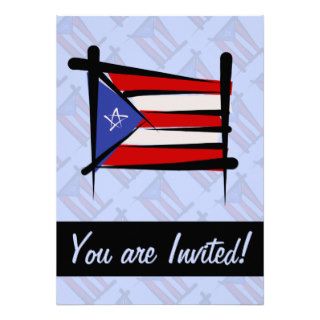 Puerto Rico Brush Flag Announcement