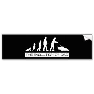The Evolution of Dad Bumper Sticker