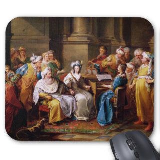 The Grand Turk Giving a Concert for his Mistress Mousepads