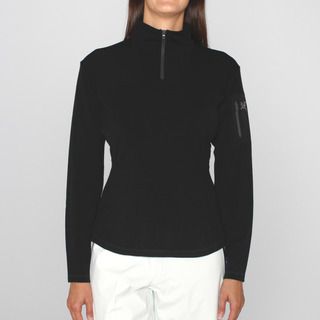 Arc'teryx Women's 'Rho' Black Zip Neck Ski Jacket Arc'teryx Ski Jackets