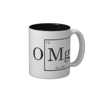 OMG   Magnesium   Mg   periodic table Mugs