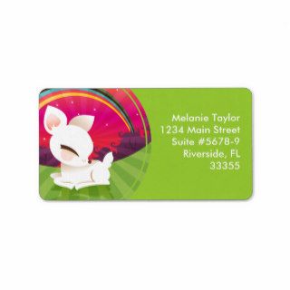 Lil White Deerie Personalized Address Labels