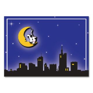 Moon and Stars    Information Card Business Card