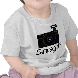 Snap Compact Digital Camera Pixel Art Shirt