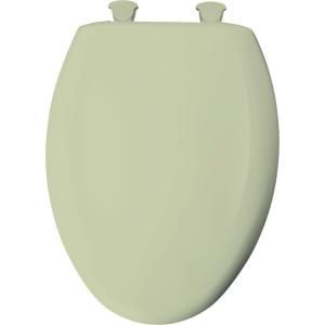 Mayfair Slow Close STA TITE Elongated Closed Front Toilet Seat in Bone 7M1201SLOW 006