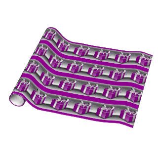A Purple Wrapped Gift Box To Both Of You Gift Wrapping Paper