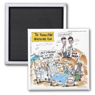 Romney/Ryan Health Care Funny Gifts & Tees Fridge Magnets