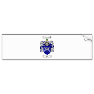 KELLY FAMILY CREST    KELLY COAT OF ARMS BUMPER STICKERS
