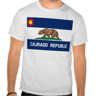 Calirado Republic Flag T shirts