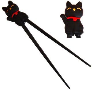 Cute Kitty Cat Plastic Chopsticks with Silicone Guide/Training Connector   Floor Standing Fountains